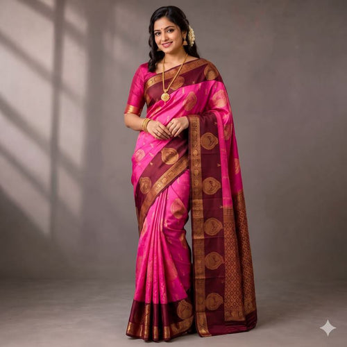 Exclusive Pure Kanchipuram Fancy Korvai Silksarees 009