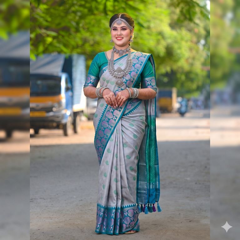 Pure Kanchipuram Fancy Korvai Silksarees 025
