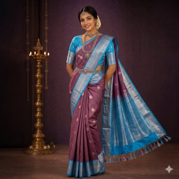 Pure Kanchipuram Fancy Korvai Silksarees 027
