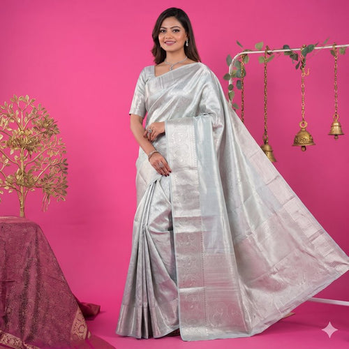 Kanchipuram Pure Tissue Bridal Silk Saree 002