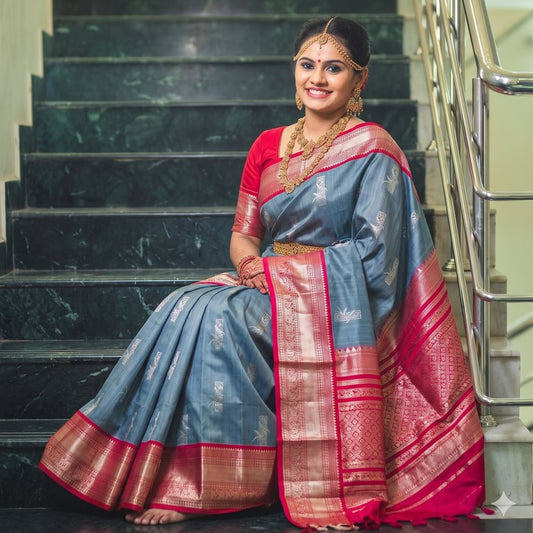 Pure Kanchipuram Fancy Korvai Silksarees 008