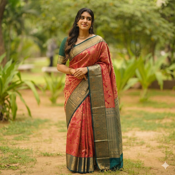 Kanchipuram Pure Korvai Bridal SilkSarees 008