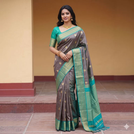 Exclusive Kanchipuram Fancy Korvai Silksarees 001