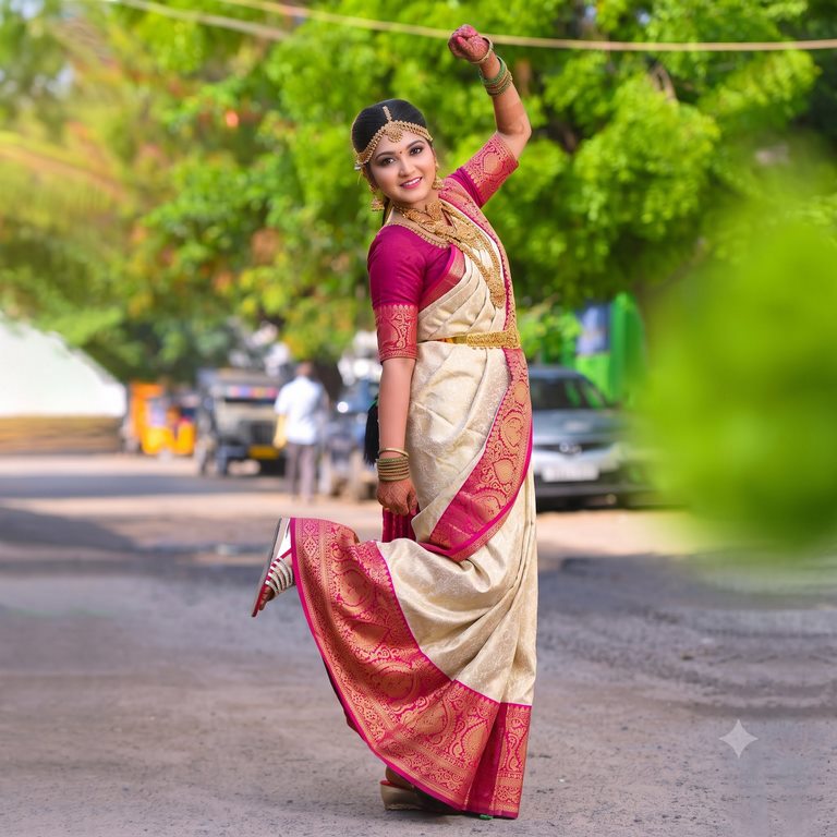 Trendy Kanchipuram Blended Vintage Bridal Silk Sarees 028