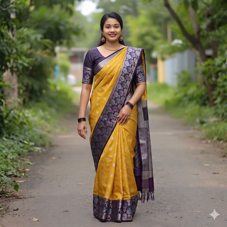 Pure Kanchipuram Fancy Korvai Silksarees 019