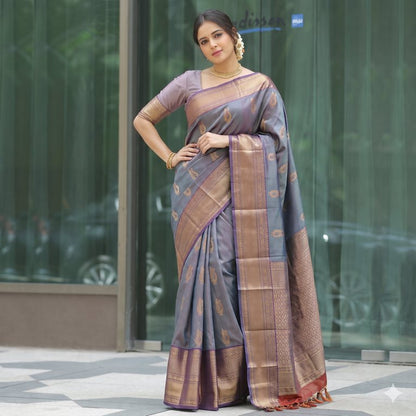 Kanchipuram Pure Fancy Self Colour SilkSarees 004