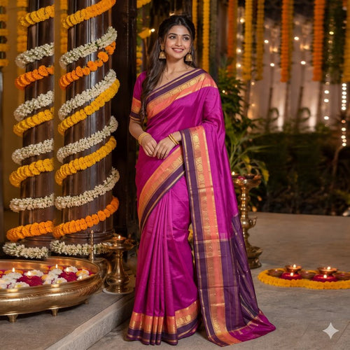 Authentic Pure Kanchipuram Korvai Vintage Silksarees 008