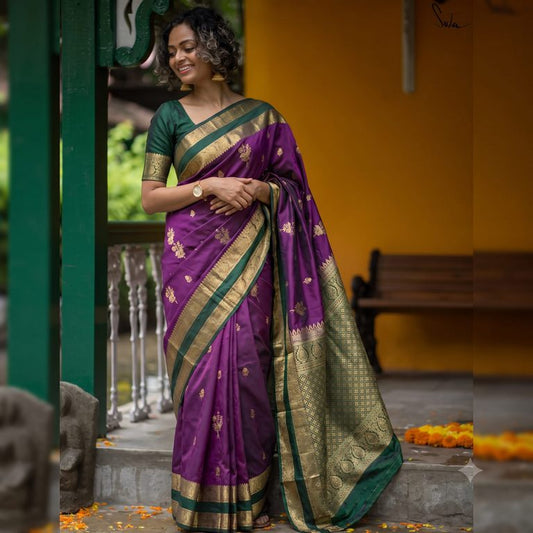 Kanchipuram Trendy Vintage Gap Border Silksarees 012
