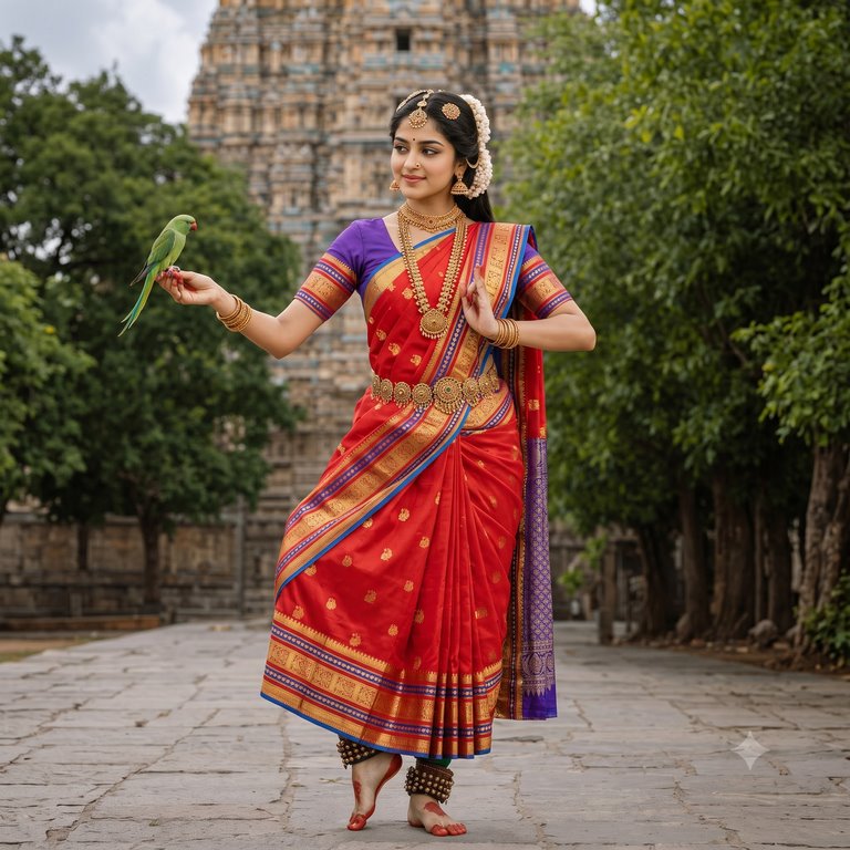 Trendy Vintage Multi-Colour Border Silksarees 004