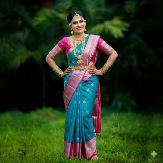 Pure Kanchipuram Fancy Korvai Silksarees 014