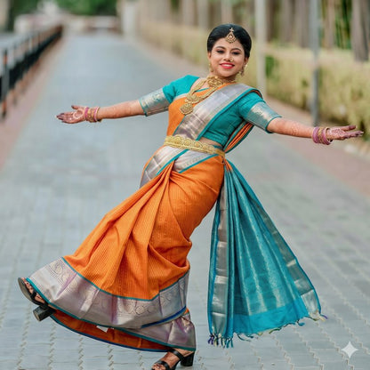 Authentic Pure Kanchipuram Korvai Vintage Silksarees 007