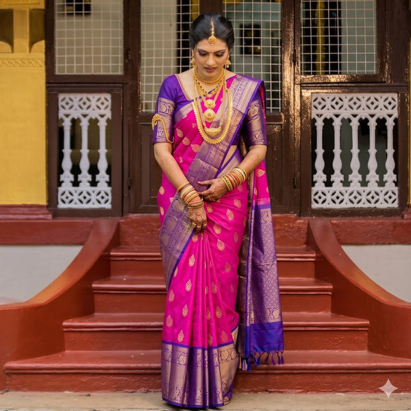 Kanchipuram Pure Fancy Korvai SilkSarees 002