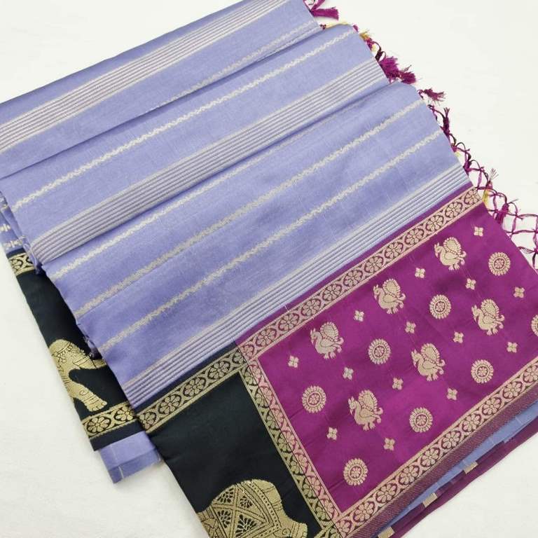 Kanchi Blended Trendy Fancy Silk Saree 833