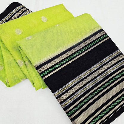 Kanchi Blended Fancy Soft Silk Saree 715 – Kanchipuram Lakshaya Silks
