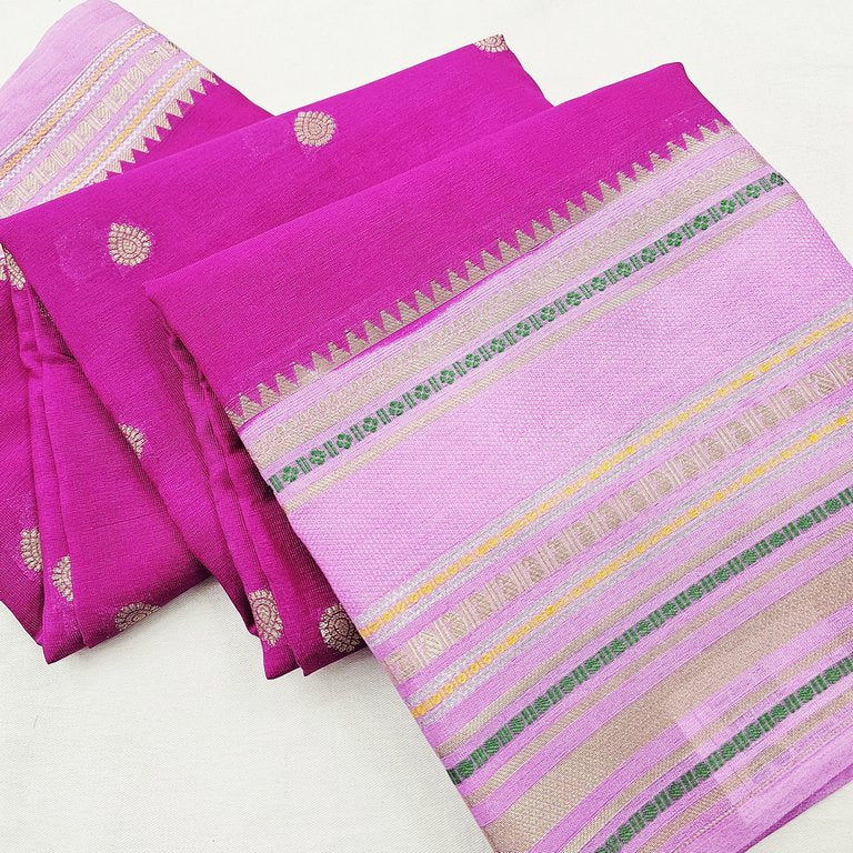 Kanchi Blended Fancy Soft Silk Saree 714