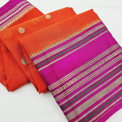Kanchi Blended Fancy Soft Silk Saree 716 – Kanchipuram Lakshaya Silks