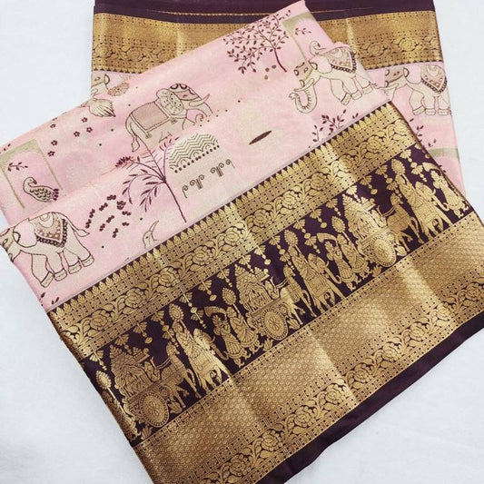 Kanchipuram Blended Bridal Silk Sarees 266