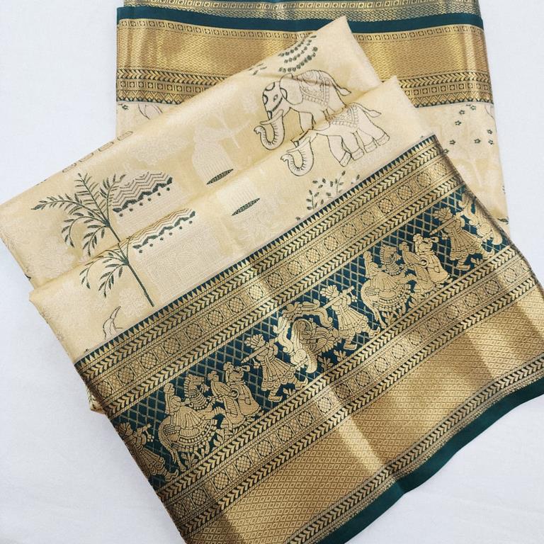 Kanchipuram Blended Bridal Silk Sarees 268
