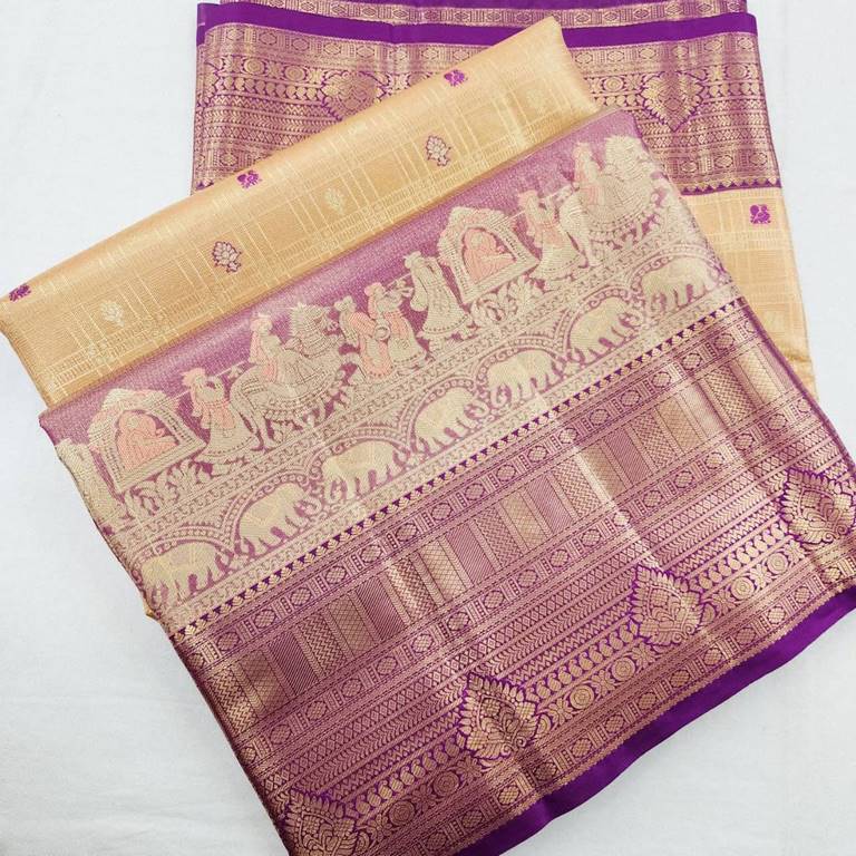 Kanchipuram Blended Bridal Silk Sarees 270