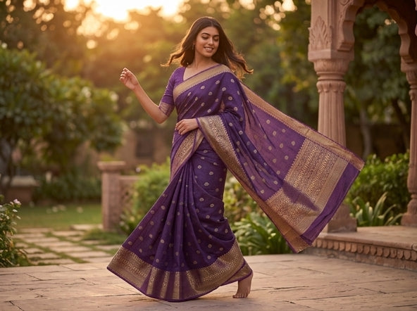 Kanchi Blended Trendy Tussar Silk Saree 883