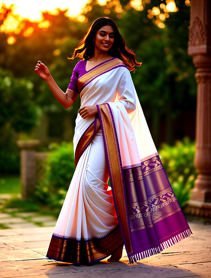Kanchi Blended Semi Soft Silk Saree 682