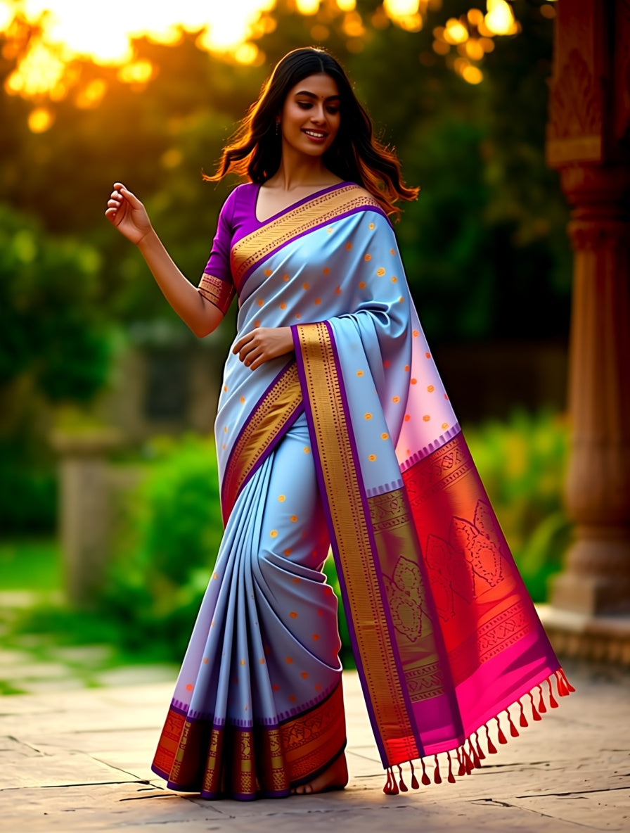 Kanchi Blended Semi Soft Silk Saree 662