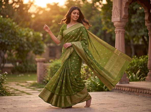 Kanchi Blended Trendy Tussar Silk Saree 881