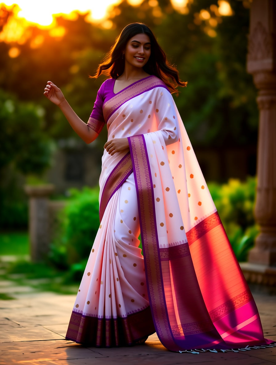 Kanchi Blended Trendy Soft Silk Saree 783