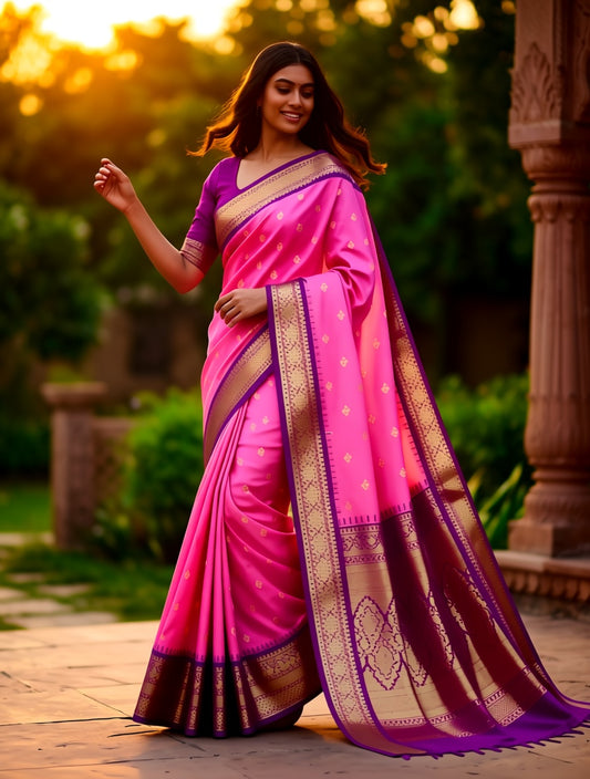Kanchi Blended Bridal Silk Sarees 174