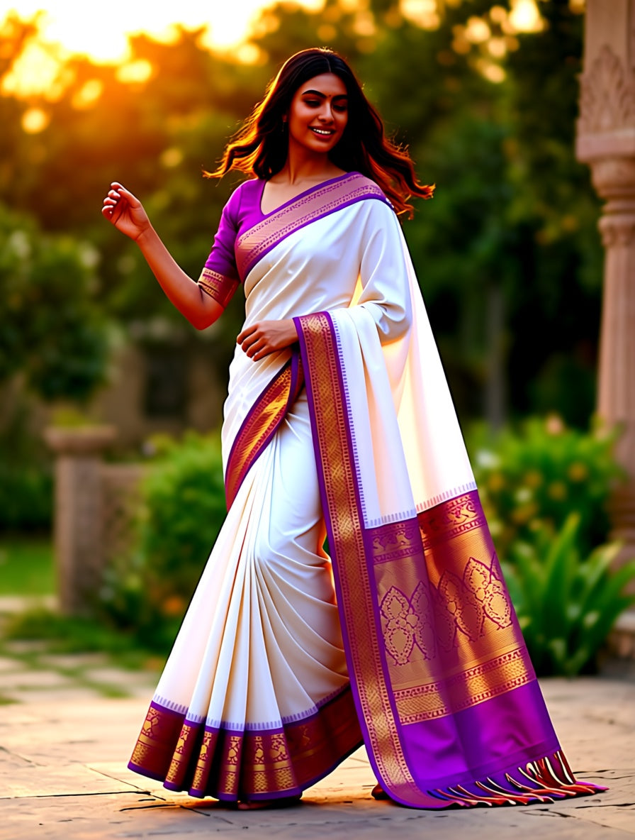 Kanchi Blended Semi Soft Silk Saree 668