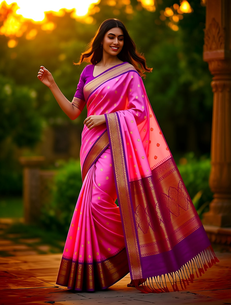Kanchi Blended Trendy Soft Silk Saree 782