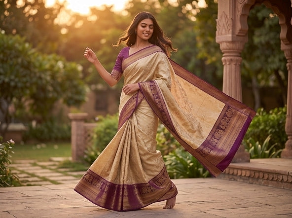 Kanchipuram Blended Tissue Bridal Silk Sarees 279