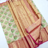 Kanchipuram Pure Handloom High Tissue Silk Saree 052