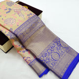 Kanchipuram Pure Handloom High Tissue Silk Saree 077