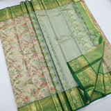 Kanchipuram Pure Handloom High Tissue Silk Saree 129