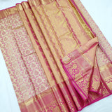 Kanchipuram Pure Handloom High Tissue Silk Saree 136